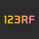 123RF logo